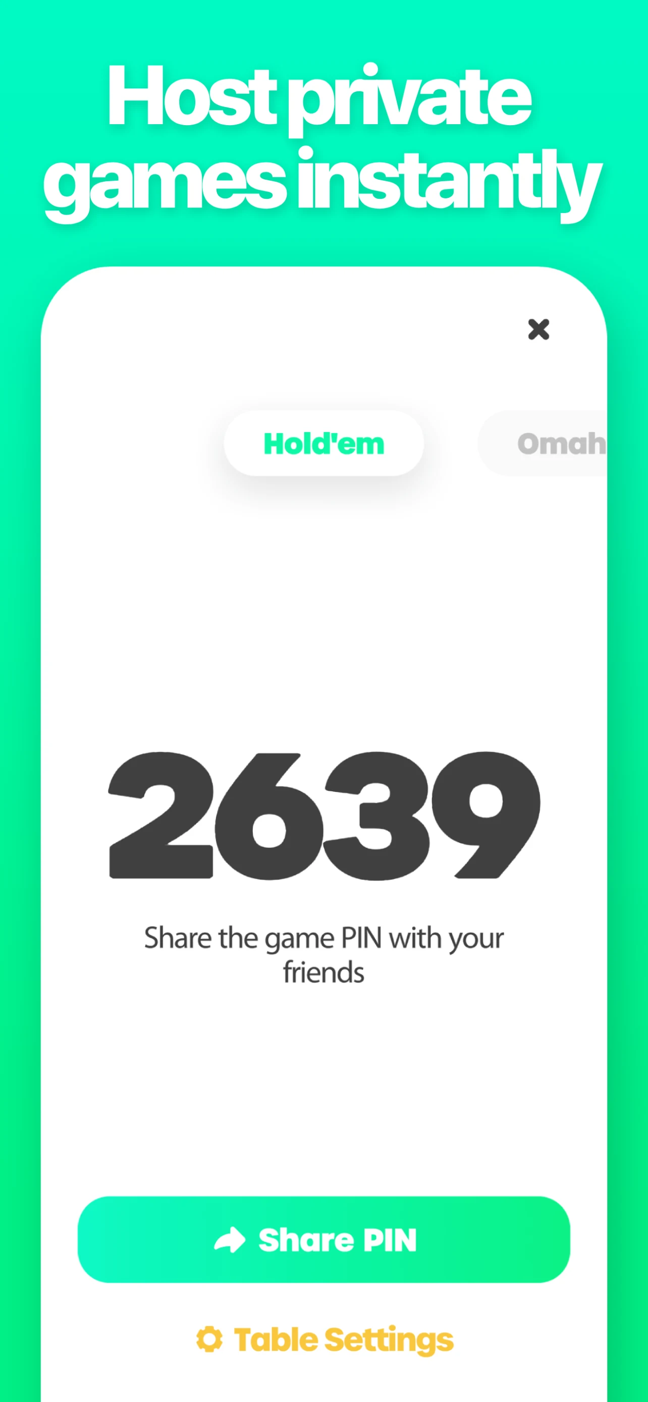 Poker with Friends – EasyPoker screenshot